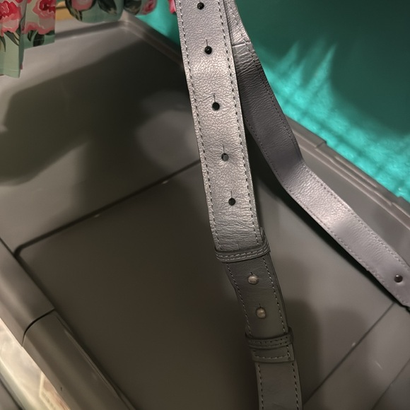 Free People Gray Leather Crossbody Bag - Picture 5 of 6